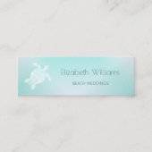 QR-code | Tarcise White Turtle Beach Thed | Mini Visitekaartje (Voorkant)