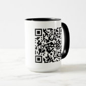 QR-Code Tasse Mok (Voorkant rechts)