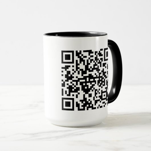 QR-Code Tasse Mok (Voorkant rechts)