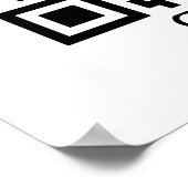 QR-code, Technologie is hier Poster (Hoek)