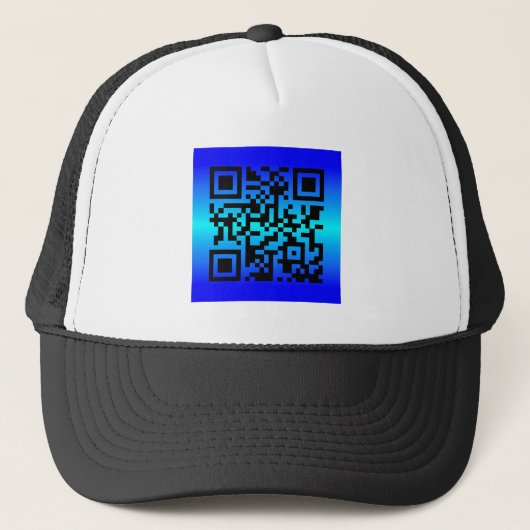 QR Code® tekst: BEDANKT VOOR HET ZIJN MIJN VRIEND Trucker Pet (Voorkant)