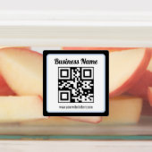 QR-code & tekst bewerkbaar | Waterdicht Labels (Aangebracht)