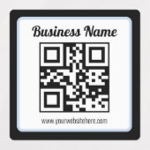 QR-code & tekst bewerkbaar | Waterdicht Labels (Design 2)