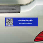 QR Code Tekst Promotionele Zakelijke Bumpersticker (Op auto)