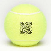 QR-code Tennisballen (Achterkant)