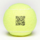 QR-code Tennisballen (Voorkant)