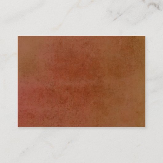 QR-code Terracotta Floral Wedding RSVP Informatiekaartje (Achterkant)