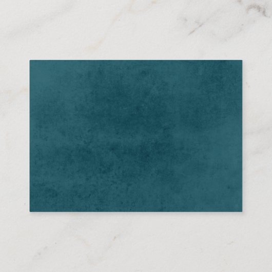 QR-code Terracotta Floral Wedding RSVP Informatiekaartje (Achterkant)