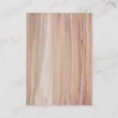 QR Code Terracotta Gouden Waterverf Bruiloft RSVP Informatiekaartje (Achterkant)