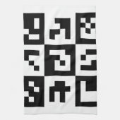 qr-code theedoek (Verticaal)