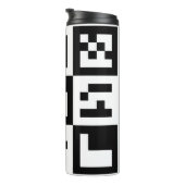 qr-code thermosbeker (Geroteerd rechts)