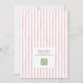 QR Code Tini Bit Verloving Martini Bruidsfeest Kaart (Achterkant)