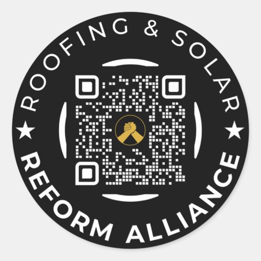 QR Code Tool Circle-Sticker voorverkopen Ronde Sticker (Voorkant)