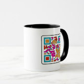QR-code Topeka Art Guild Mok (Voorkant rechts)