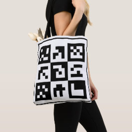 qr-code tote bag