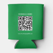 QR Code Tradeshow swag met Logo Blikjeskoeler (Voorkant)