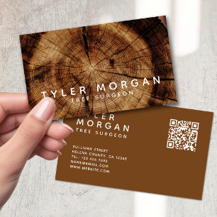 QR Code Tree Surgeon Visitekaartje