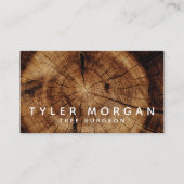 QR Code Tree Surgeon Visitekaartje (Voorkant)