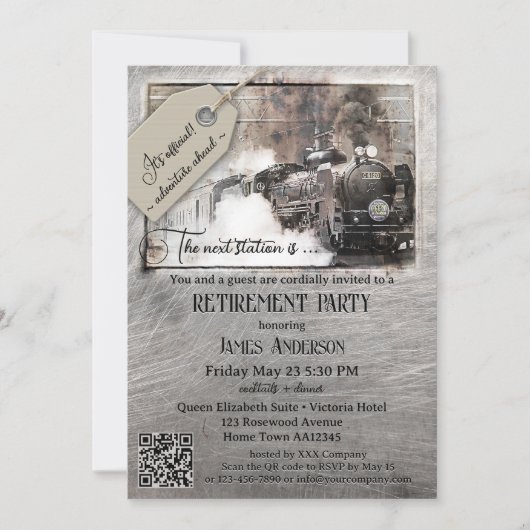 QR-code  treinstel Kaart (Voorkant)