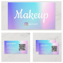 QR Code Trendy Make-up Artiest Visitekaartje