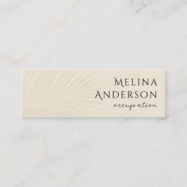 QR-code Tropisch palm mini-Visitekaartje Mini Visitekaartje