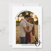 QR Code Trouwfoto Sla de datum op Save The Date (Voorkant)