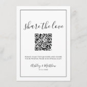 QR-code trouwfoto's Informatiekaartje (Voorkant)