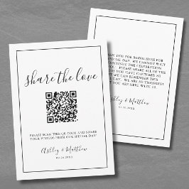 QR-code trouwfoto's Informatiekaartje