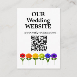 🌈 QR-code Trouwwebsite Bloei Samen Informatiekaartje