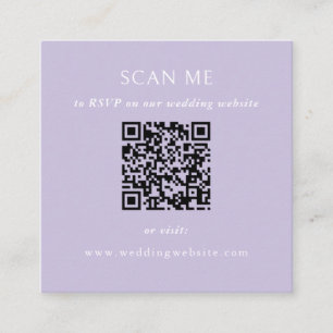 QR-code Trouwwebsite Informatiekaartje