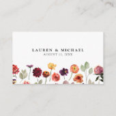 QR-code & Trouwwebsite Zomer RSVP Informatiekaartje (Achterkant)