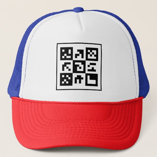 qr-code trucker pet (Voorkant)