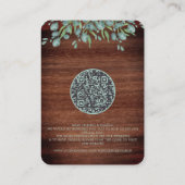 QR-code Uitnodiging tot uitzending van eucalyptusb Informatiekaartje (Achterkant)