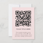 QR-code uitnodiging | Veelzijdige scanbare uitnodi (Voorkant)