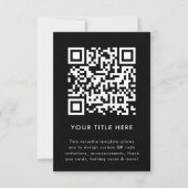 QR-code uitnodiging | Veelzijdige scannbare uitnod (Voorkant)