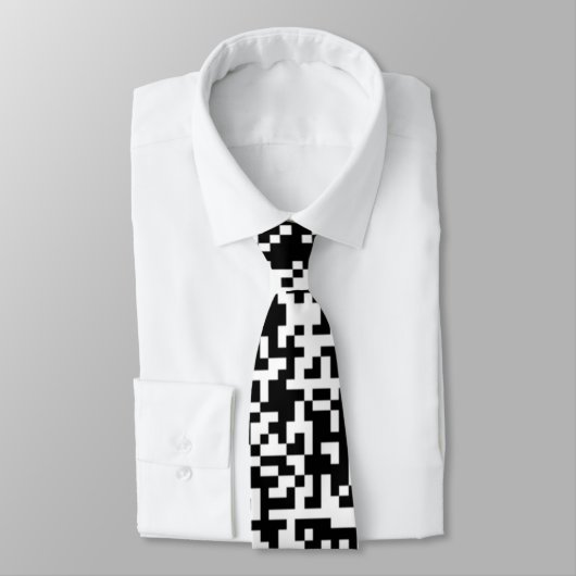 QR Code Unique Uw Eigen Ontwerp Stropdas Aangepast (Gebonden)