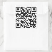 QR-code URL sticker 2.5 x 2.5 inch (Tas)