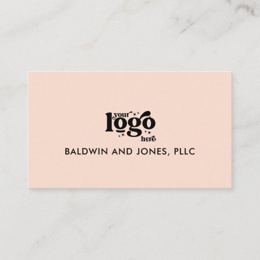 QR Code Uw Logo Gewoon Wit Generisch Ontwerp Visitekaartje (Achterkant)