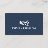 QR Code Uw Logo Gewoon Wit Generisch Ontwerp Visitekaartje (Achterkant)