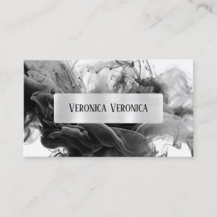 QR Code Uw Logo Smokey Gothic Social Media Visitekaartje