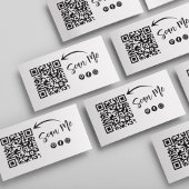 QR Code Uw Logo Social Media toevoegen Visitekaartje