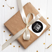 QR Code Uw Logo toevoegen Vierkante Sticker