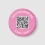 QR-code Uw speciale bericht Verrassingsmagneet Gif Magneet<br><div class="desc">Kies Kleuren en Lettertype - Magneet Uw Speciale QR Code Info en Aangepaste Tekst Gepersonaliseerde Moderne Magneten / Gift - Voeg Uw QR Code - Afbeelding of Logo - foto / Tekst - Naam of andere info / bericht - Formaat wijzigen en Verplaatsen of Verwijderen / Elements toevoegen - Afbeelding...</div>