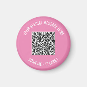QR-code Uw speciale bericht Verrassingsmagneet Gif Magneet