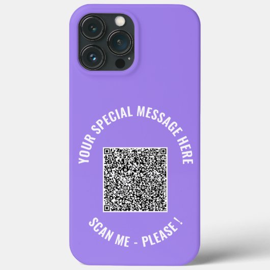 QR-code Uw speciale berichtweergave iPhone-case Case-Mate iPhone Case (Achterkant)