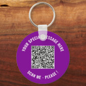 QR-code Uw speciale tekstverrassingscadeauSleutelh Sleutelhanger (Voorkant)