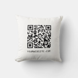  QR-code Uw webpagina-link Kussen