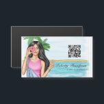 QR-code van gebeurteniscoördinator<br><div class="desc">Trendy event coördinator visitekaartje aanpasbaar aan uw specifieke wensen.</div>