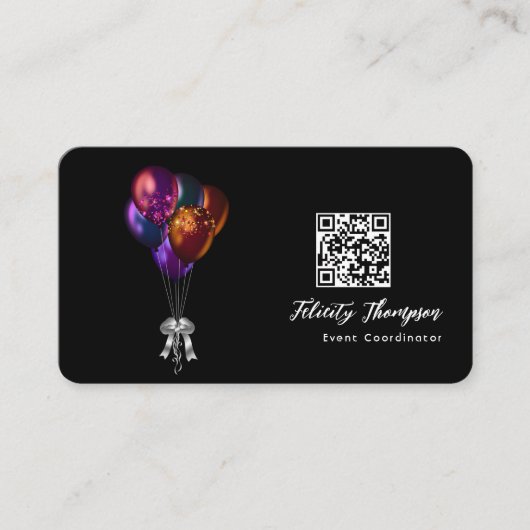 QR-code van gebeurteniscoördinator Visitekaartje (Voorkant)