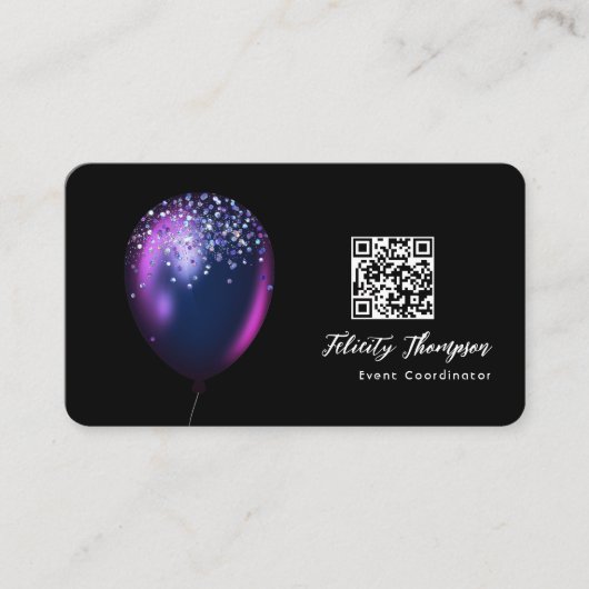 QR-code van gebeurteniscoördinator Visitekaartje (Voorkant)